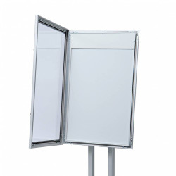 Porte menu sur pied 4 x A4 avec éclairage LED