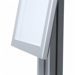Porte menu sur pied 4 x A4 avec éclairage LED