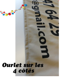 Nappe publicitaire personnalisée