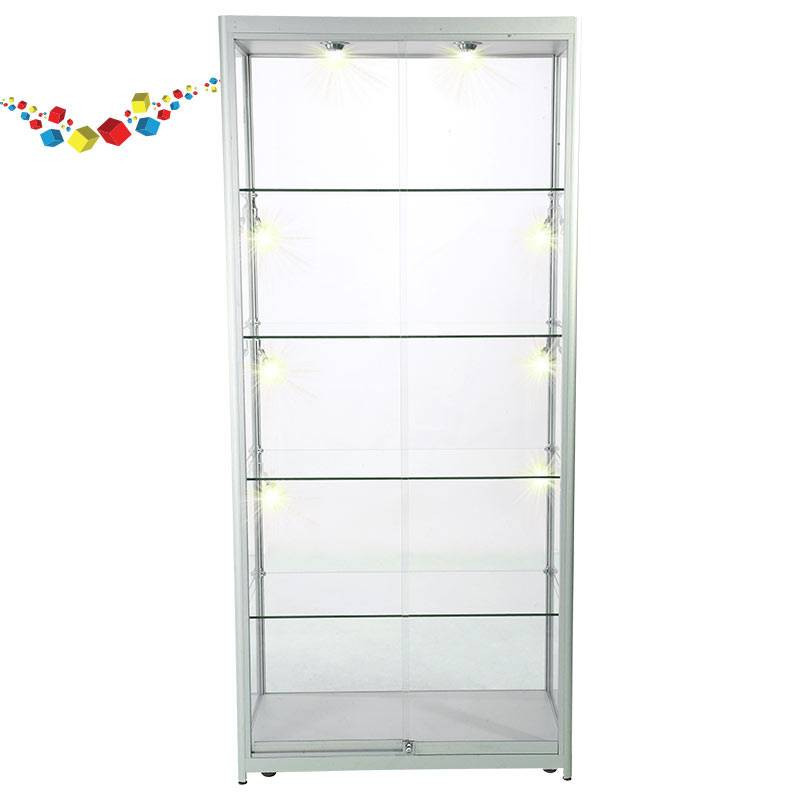 Vitrine haute en verre