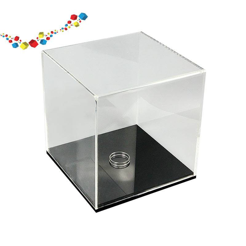 Cubes vitrine carré en acrylique de 6 mm