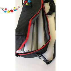 Sac de transport 100 cm pour visuel suspendu sur cloison modulaire