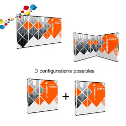 Stand parapluie droit 3 configurations possibles